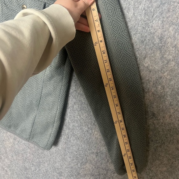 Taylor Stitch Men Size 40 Medium Slate Grid Pullover Fleece Jacket - Picture 5 of 7